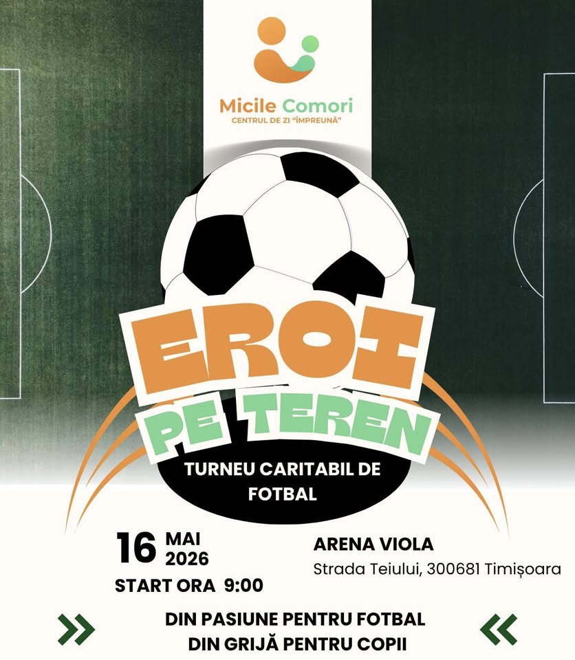 EROI PE TEREN  – Turneu caritabil de fotbal