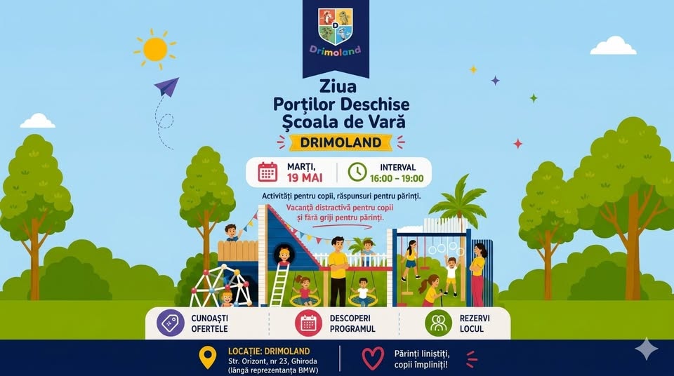 Ziua Porților Deschise – Școala de Vară Drimoland ☀️