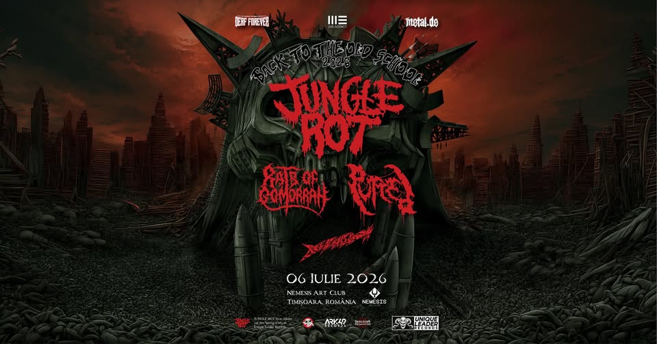Jungle Rot (US) | Rats of Gomorrah (DE) | Putred (RO) | Beermageddon (RO) live @Nemesis Art Club