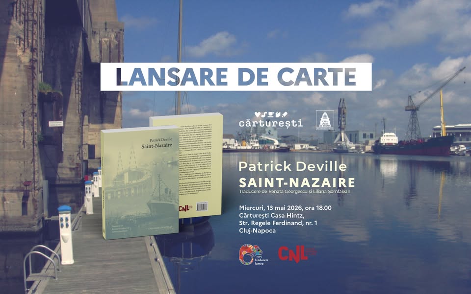 Lansare de carte – Patrick Deville, Saint-Nazaire