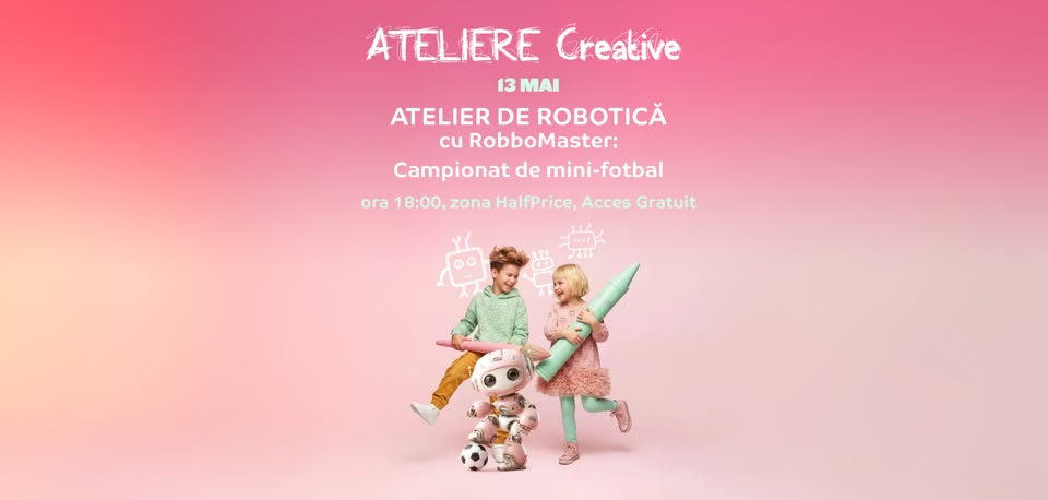 Atelier de Robotică la Mall Moldova – 13 mai 2026