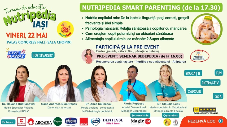 Nutripedia Smart Parenting – Iași 2026