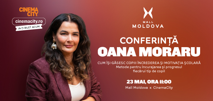 Conferință Oana Moraru – Cum își găsesc copiii încrederea și motivația scolară?