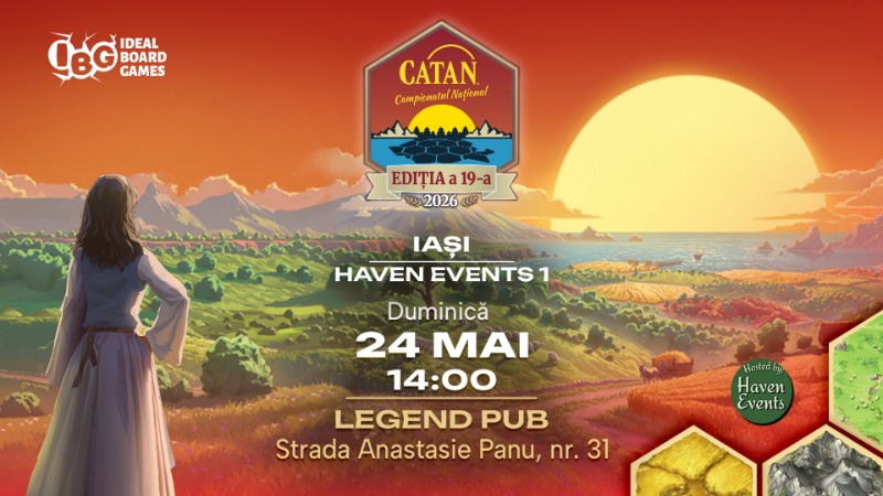 Iasi: Campionatul Național de Catan – Etapa Locală Iași 2026 – Ediția de Primăvară