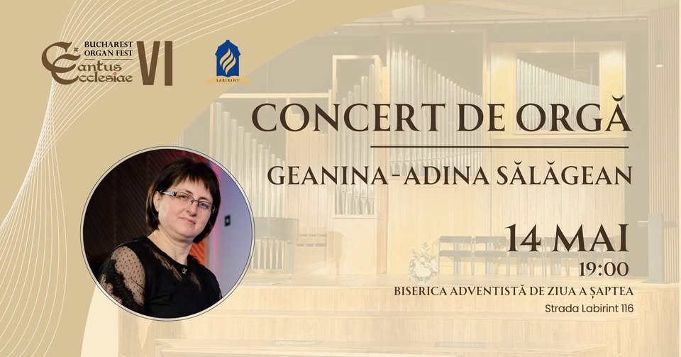 Concert de orgă – Geanina-Adina Sălăgean