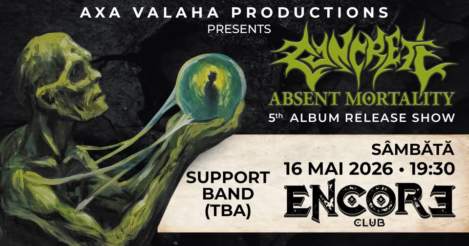 CONCRETE (OSDM – Bulgaria) – concert lansare album la Encore