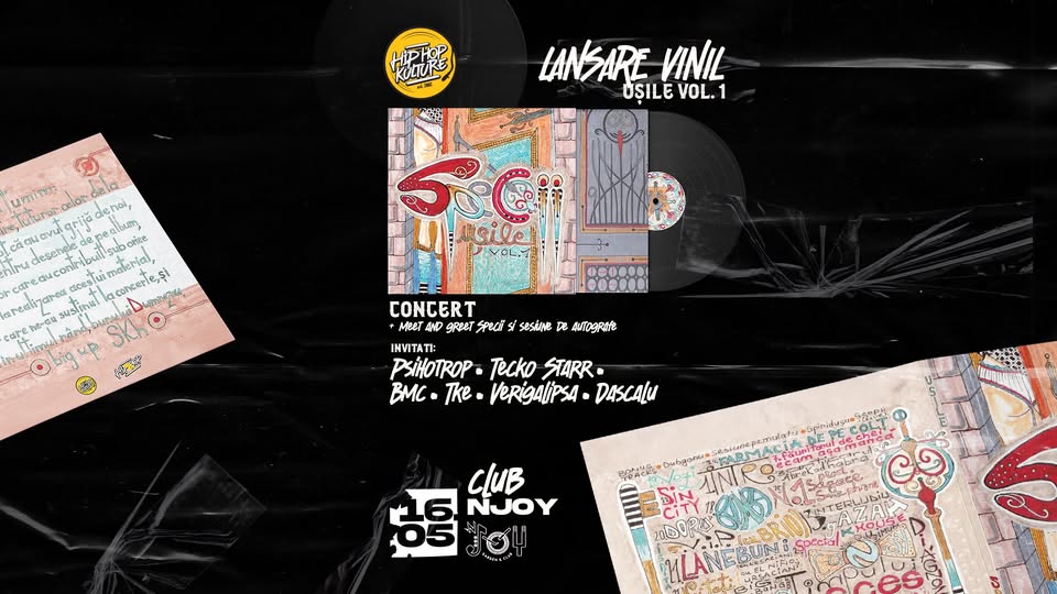 Concert de lansare a vinilului Usile Volumul 1+ Meet&Greet Specii și sesiune de autografe