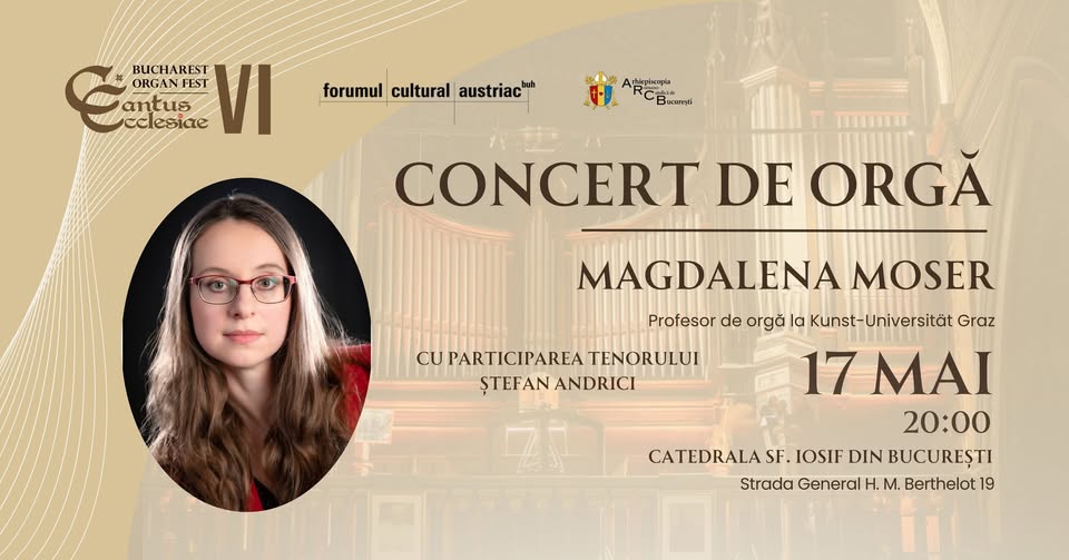 Concert de orgă – Magdalena Moser
