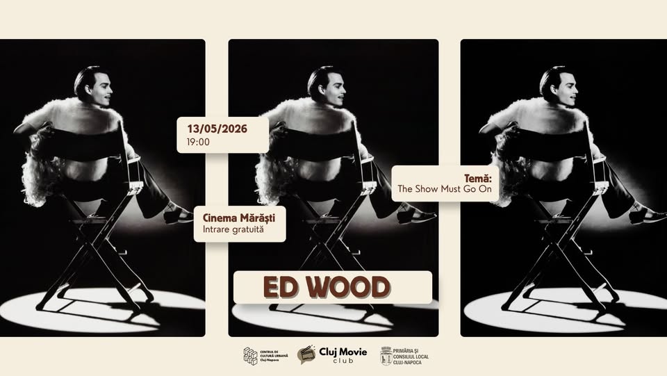 Proiecție de film & discuție: Ed Wood (r. Tim Burton)