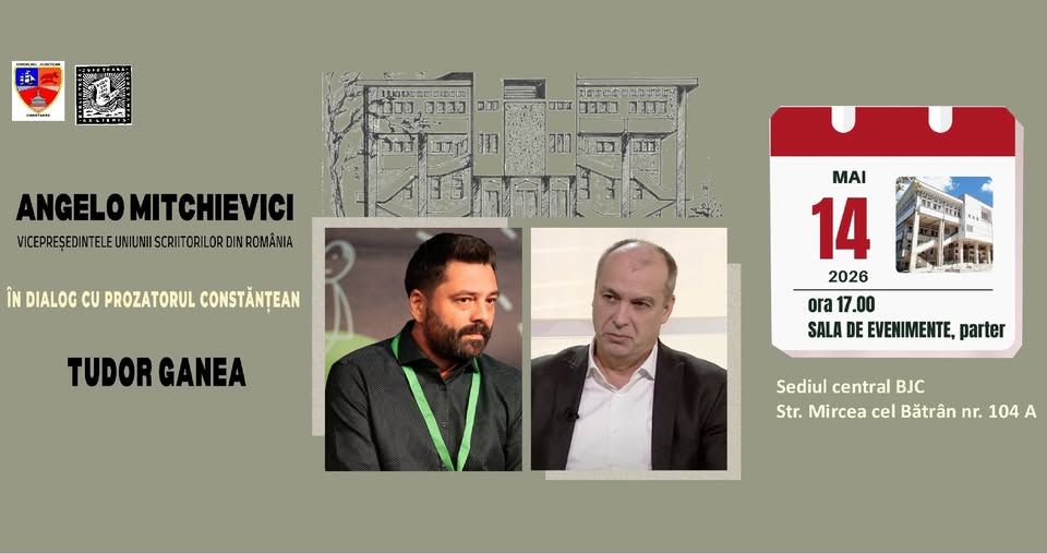 Prozatorul Tudor Ganea la Biblioteca Județeană Constanța