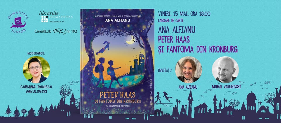 Lansare de carte ,,Peter Haas și fantoma din Kronburg” de Ana Alfianu – Humanitas Brașov