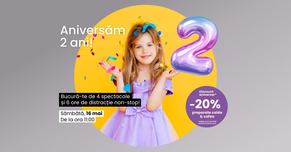 Aniversăm 2 ani!