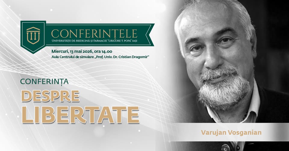 Varujan Vosganian – Conferința „Despre libertate”