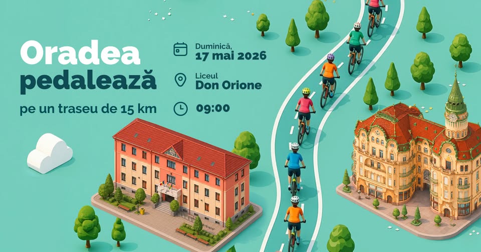 Oradea Pedalează 2026 – pedalăm pentru cei care au nevoie de noi!