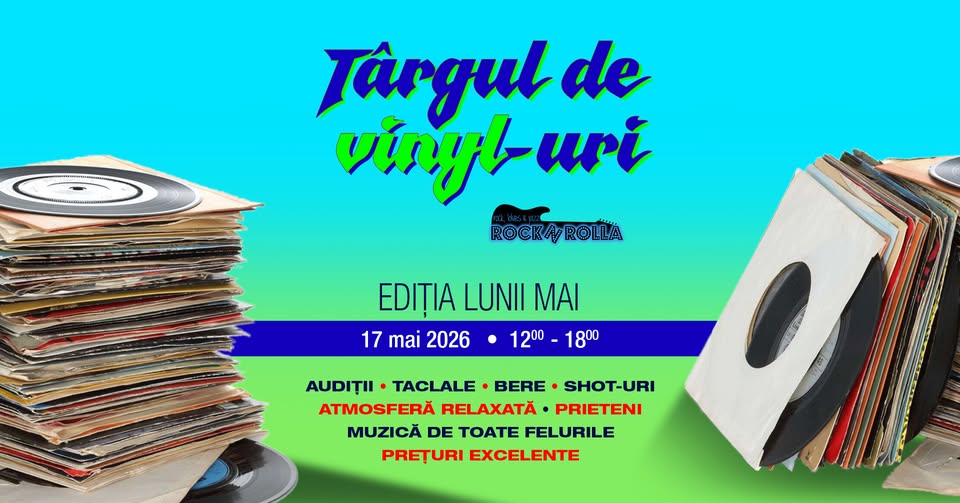 Târgul de vinyl-uri la RocknRolla • ediția lunii mai