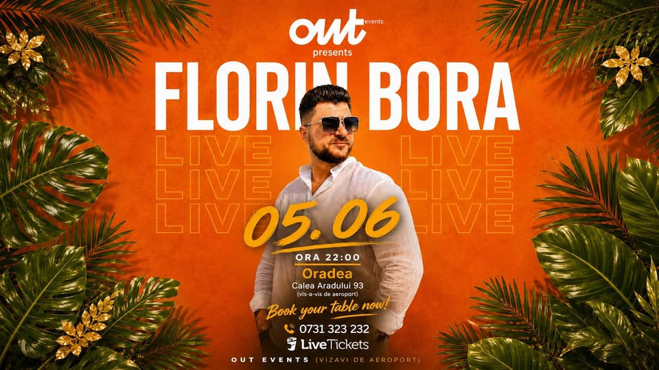 🎤 Florin Bora LIVE @OUT Events ORADEA