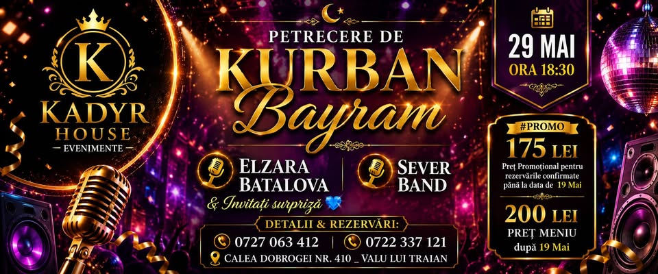 KURBAN BAYRAM Petrecem la Kadyr House