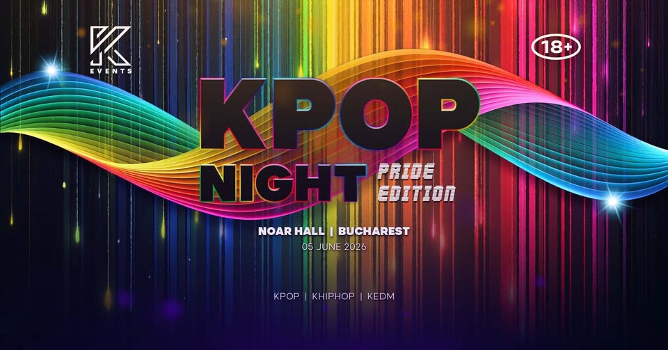 OfficialKEvents | BUCHAREST: KPOP & KHIPHOP Night in June 🌈 PRIDE EDITION 🌈