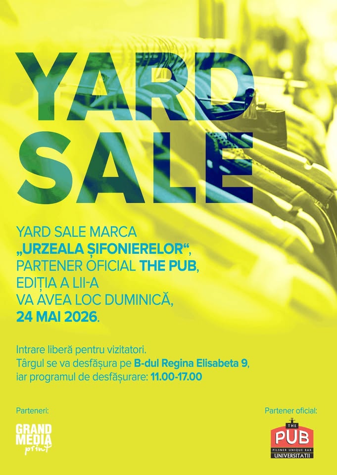 Yard Sale by Urzeala Șifonierelor București, ediția a LII-a