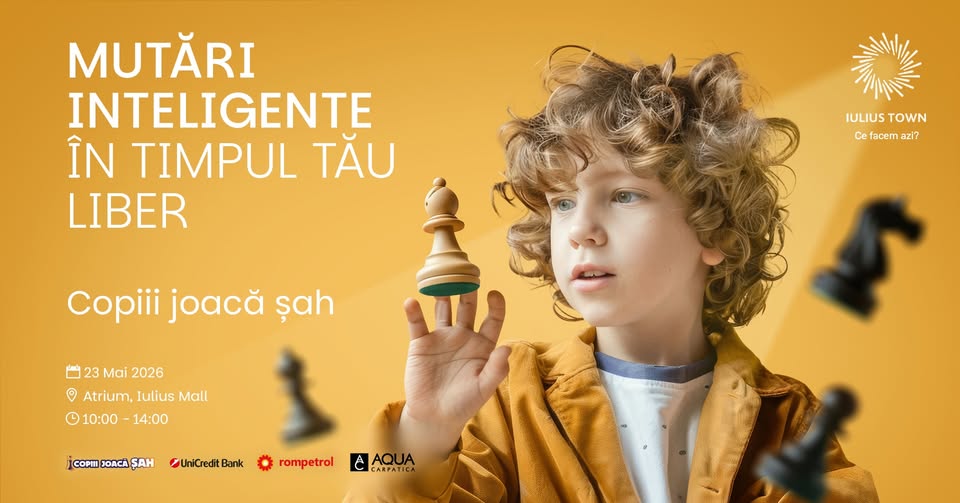 Copiii joacă șah ♟️