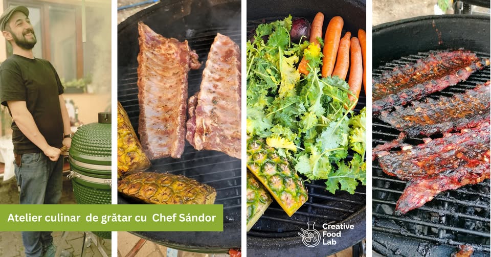 Atelier culinar de grătar cu Sándor | Grillező főzőműhely Sándorral