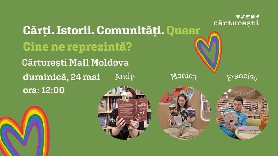 Cărți. Istorii. Comunități. Queer | Cine ne reprezintă?