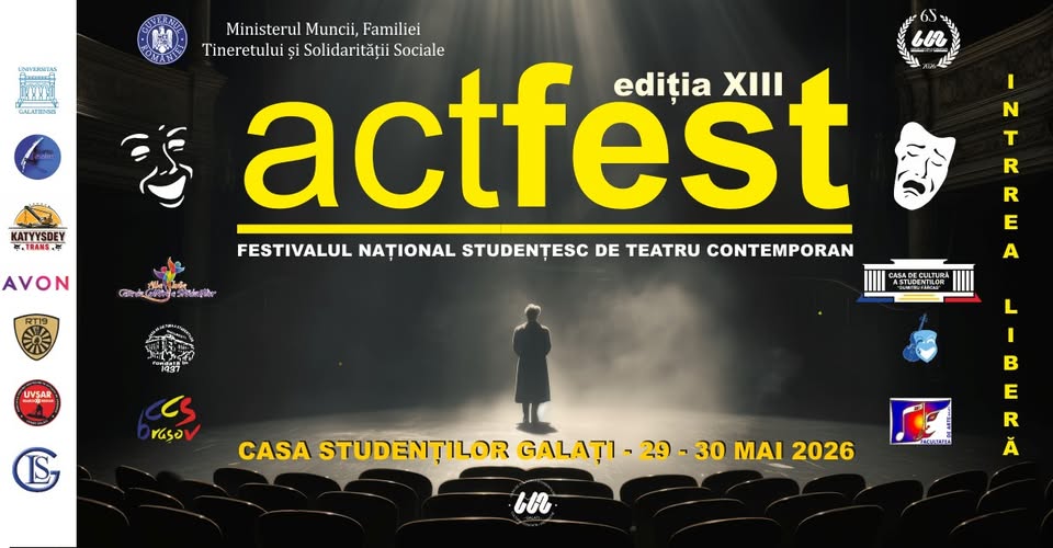 ActFest ed. XIII – Festivalul National Studentesc de Teatru Contemporan