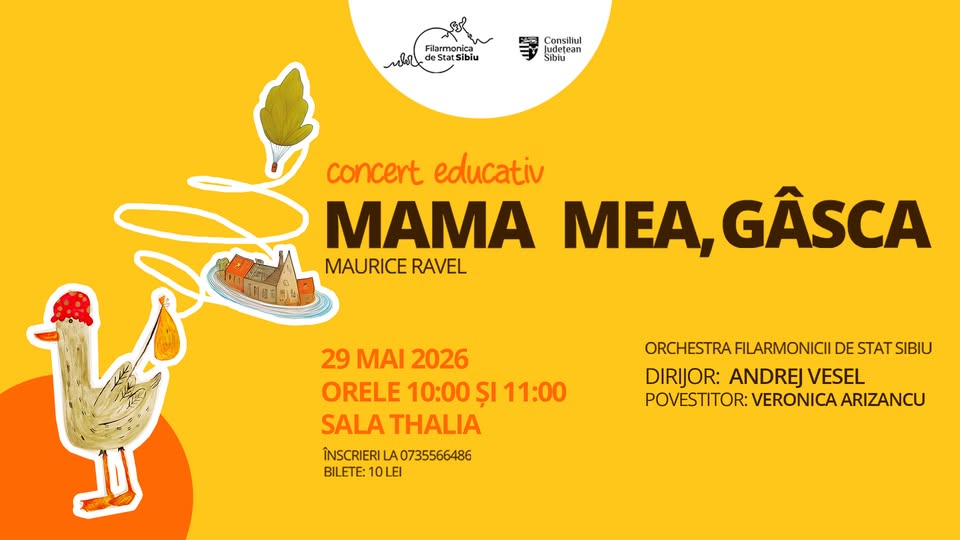 Concert educativ – „Mama mea gâsca” de Maurice Ravel