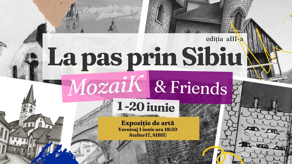 La Pas prin Sibiu. Expoziție de artă vizuală.