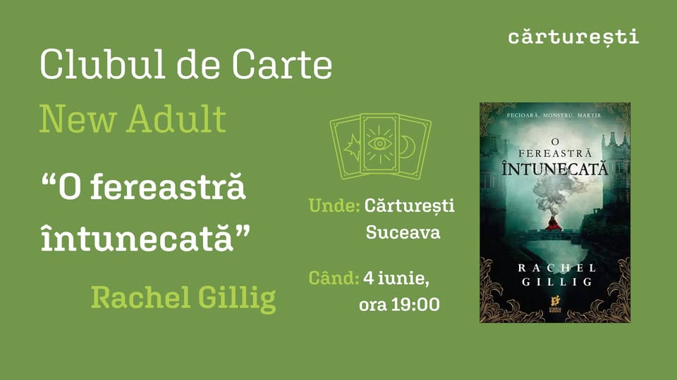 Clubul de carte New Adult | „O fereastră întunecată” | iunie