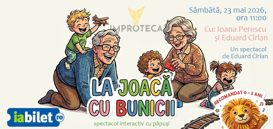 🪁”La joacă cu bunicii” 👵🏻 Spectacol interactiv cu păpuși