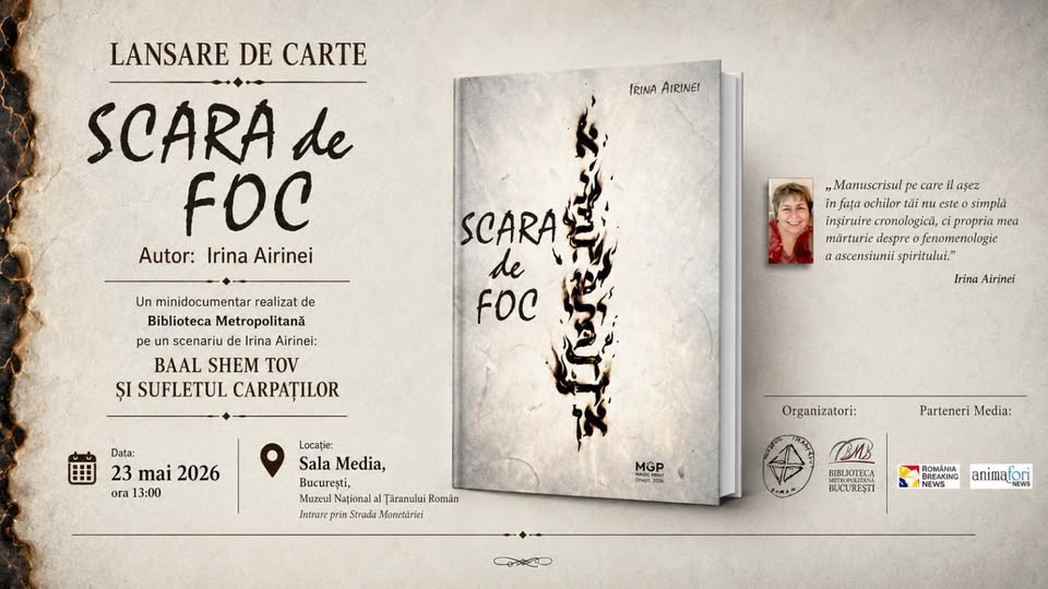 [Lansare de carte] SCARA DE FOC. De la extaz la revelație în misticismul iudaic