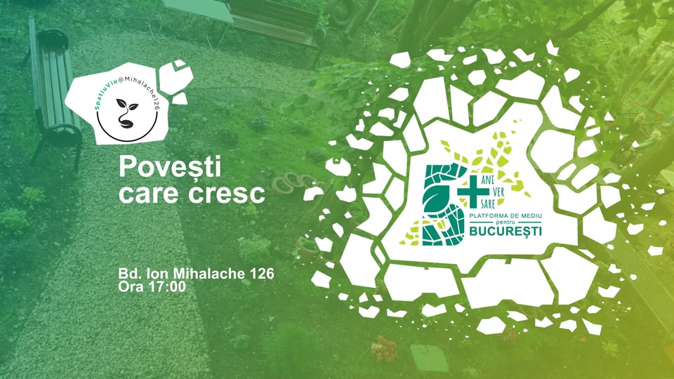 Povești care cresc: Filme, cărți și conversații în grădina SpațiuViu@Mihalache126
