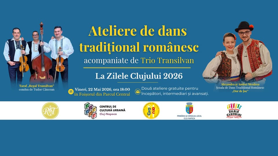 Ateliere de dans tradițional românesc la Zilele Clujului