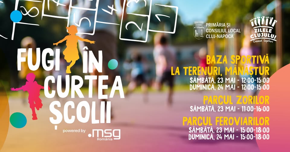 FUGI ÎN CURTEA ȘCOLII powered by msg România