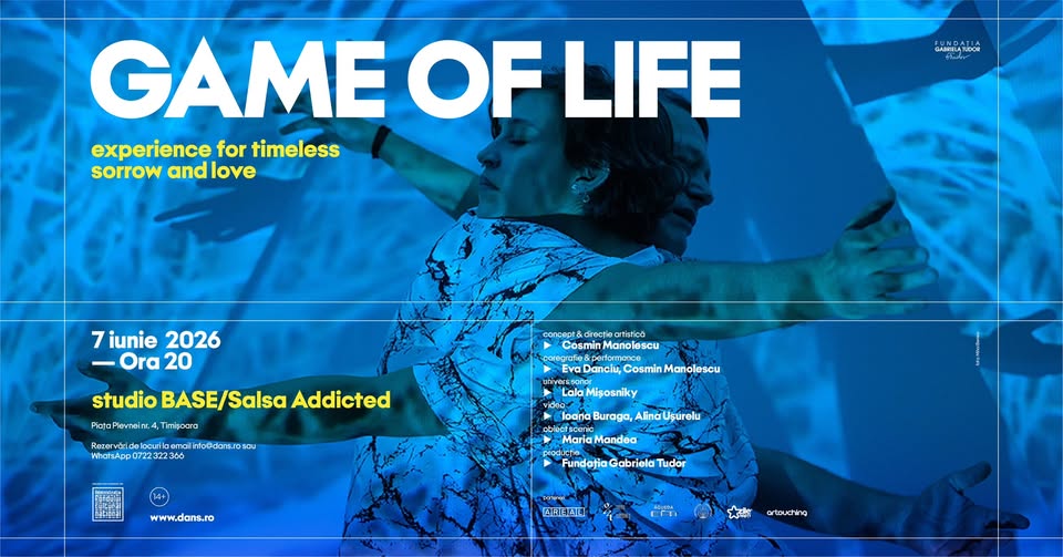 Game of Life | atelier dans și instalație coregrafică – premieră Timișoara