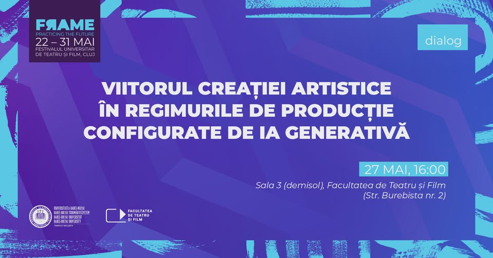 Viitorul creației artistice în regimurile de producție configurate de IA generativă ▪️ Dialog