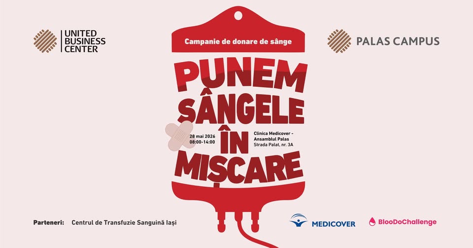 Punem sângele în mișcare – Campanie de donare de sânge