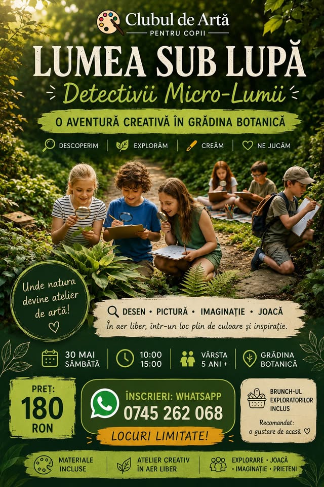 LUMEA SUB LUPĂ – „Detectivii Micro-Lumii”