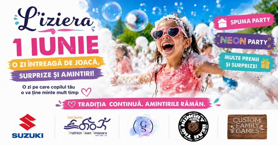 1 Iunie la L’iziera | Spuma Party, premii si amintiri pentru toata familia 🤍