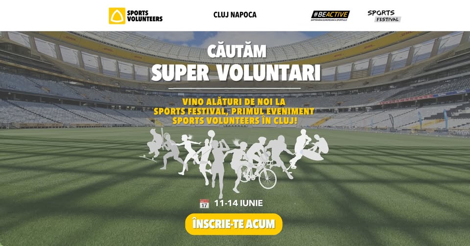 Voluntariat la Sports Festival cu Sports Volunteers