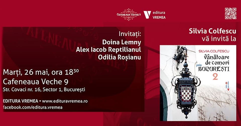 Silvia Colfescu vă invită la Vânătoare de comori prin București 2!