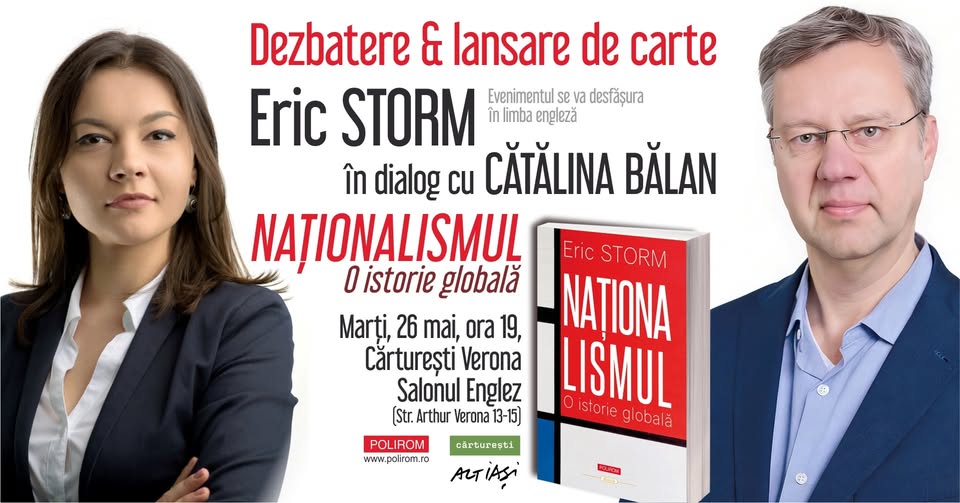 Dezbatere & lansare de carte: Eric Storm în dialog cu Cătălina Bălan