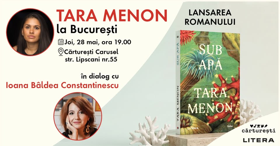 TARA MENON la Bucureศti รฎn dialog cu Ioana Bรขldea Constantinescu