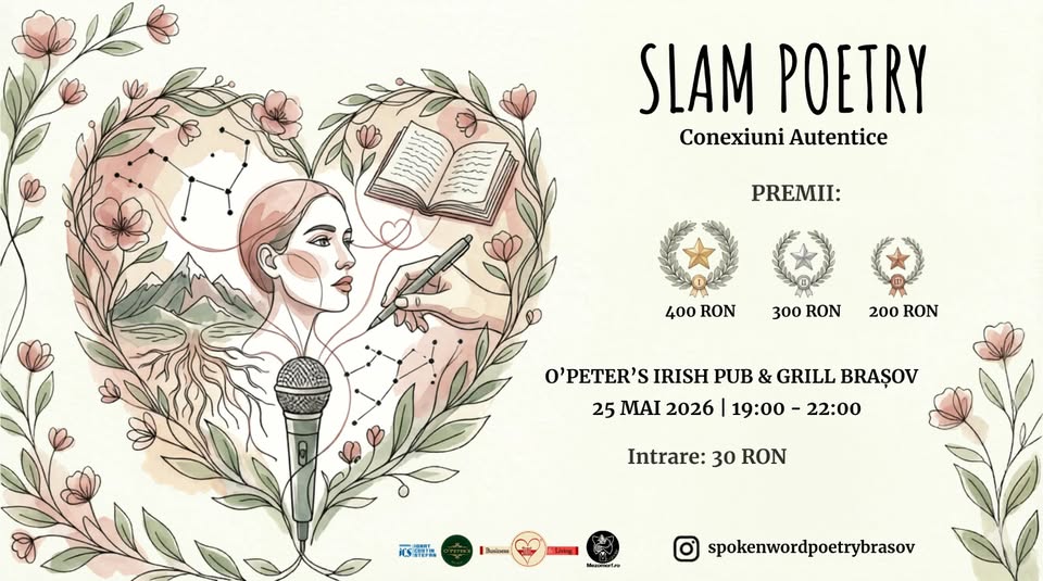 SLAM POETRY: Conexiuni Autentice – Ediție cu CONCURS