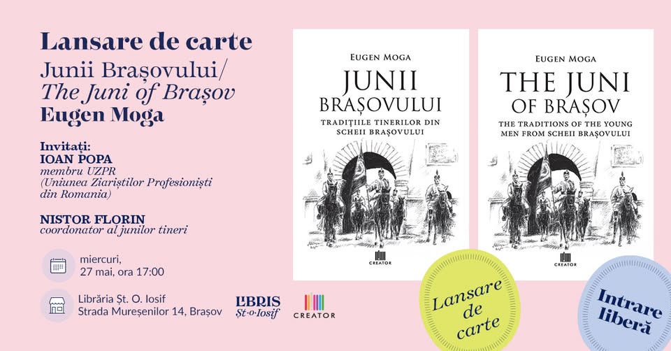 Lansare de carte: Junii Brașovului / The Juni of Brașov – Eugen Moga