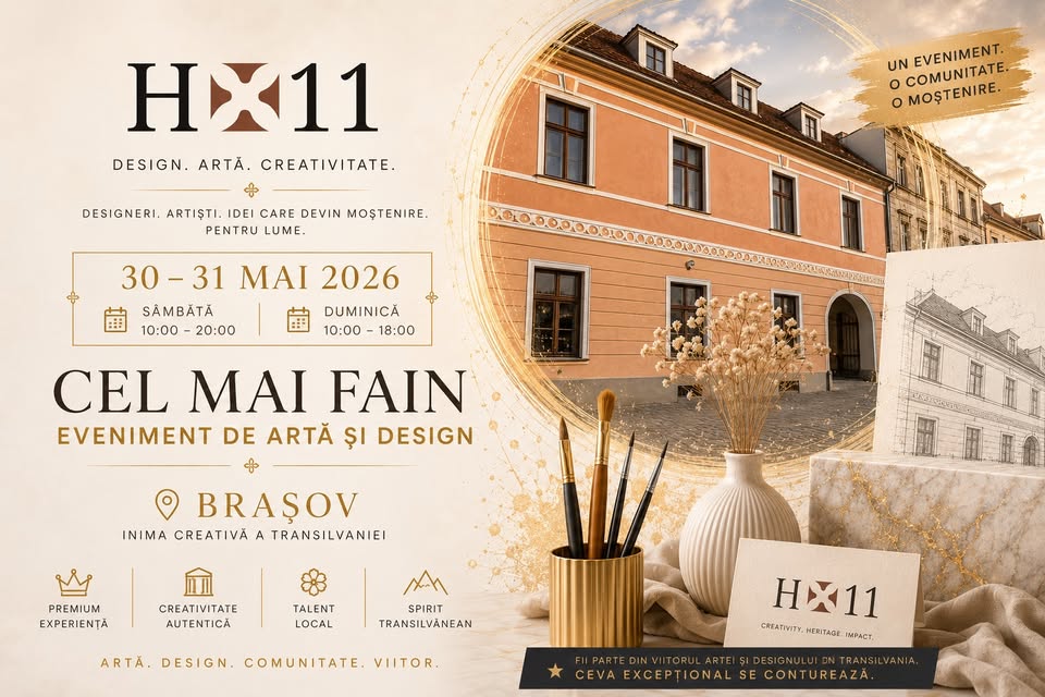 ✨ H11 – Cel mai fain eveniment de artă și design