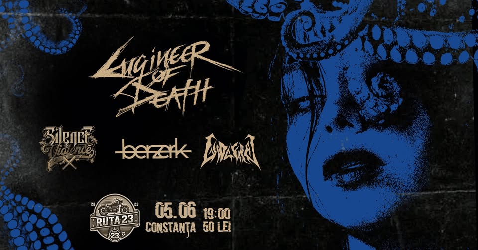 ENGINEER OF DEATH x Silence Is Violence x Berzerk x Gholera live at Club RUTA 23 | 05.06.2026 | 19:0