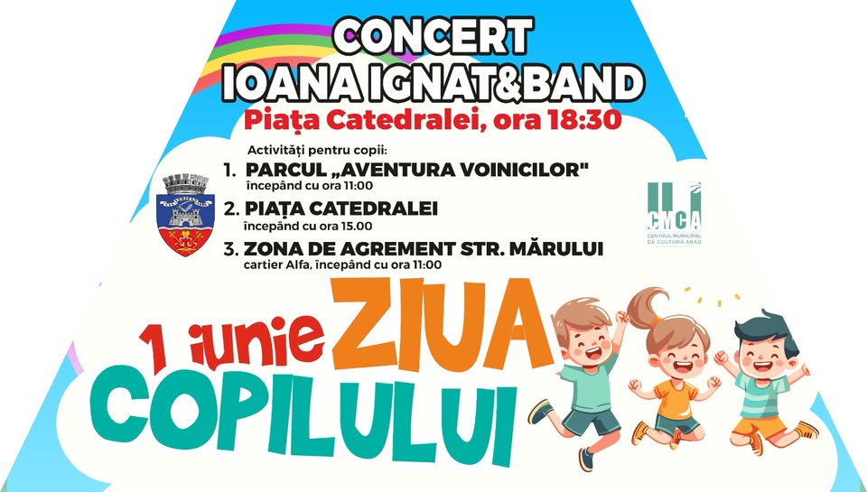 1 iunie – Ziua Copilului la Arad