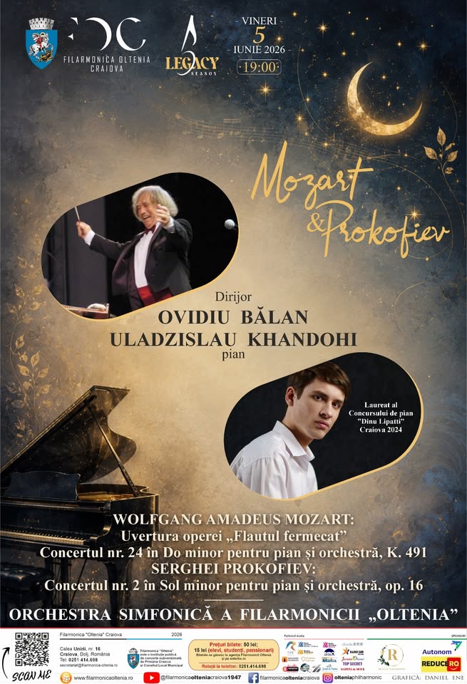 MOZART & PROKOFIEV/ Ovidiu BĂLAN/ Uladzislau KHANDOHI